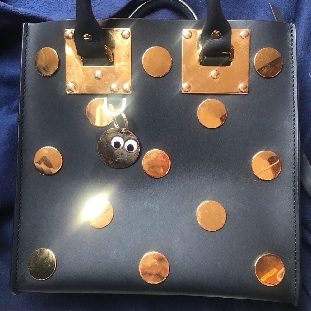 Sophie Hulme of London gorgeous dark blue bag